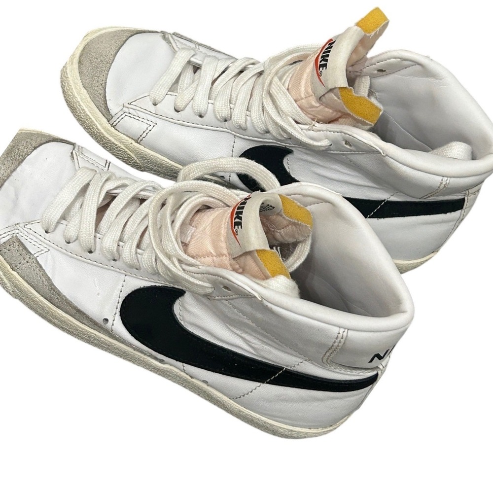 Nike Blazer Mid 77 Vintage White Black CZ1055-100 Women's Size 5.5 High Top